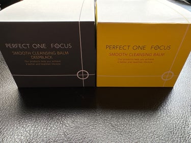 パーフェクトワンフォーカス スムースクレンジングバーム ディープブラック/PERFECT ONE  FOCUS/クレンジングバームを使ったクチコミ（1枚目）