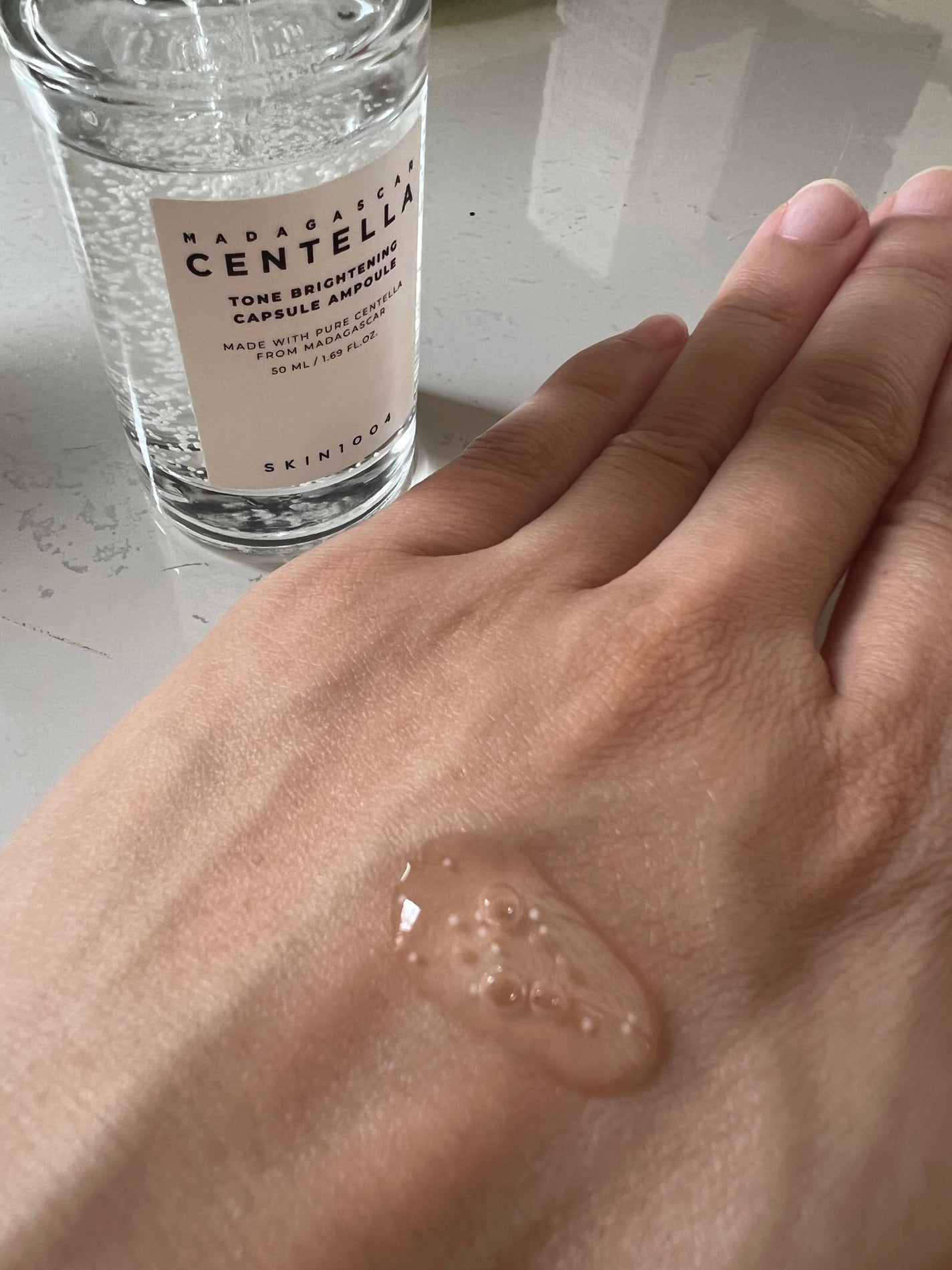 トーンブライトニング カプセルアンプル/SKIN1004/美容液を使ったクチコミ(1枚目)