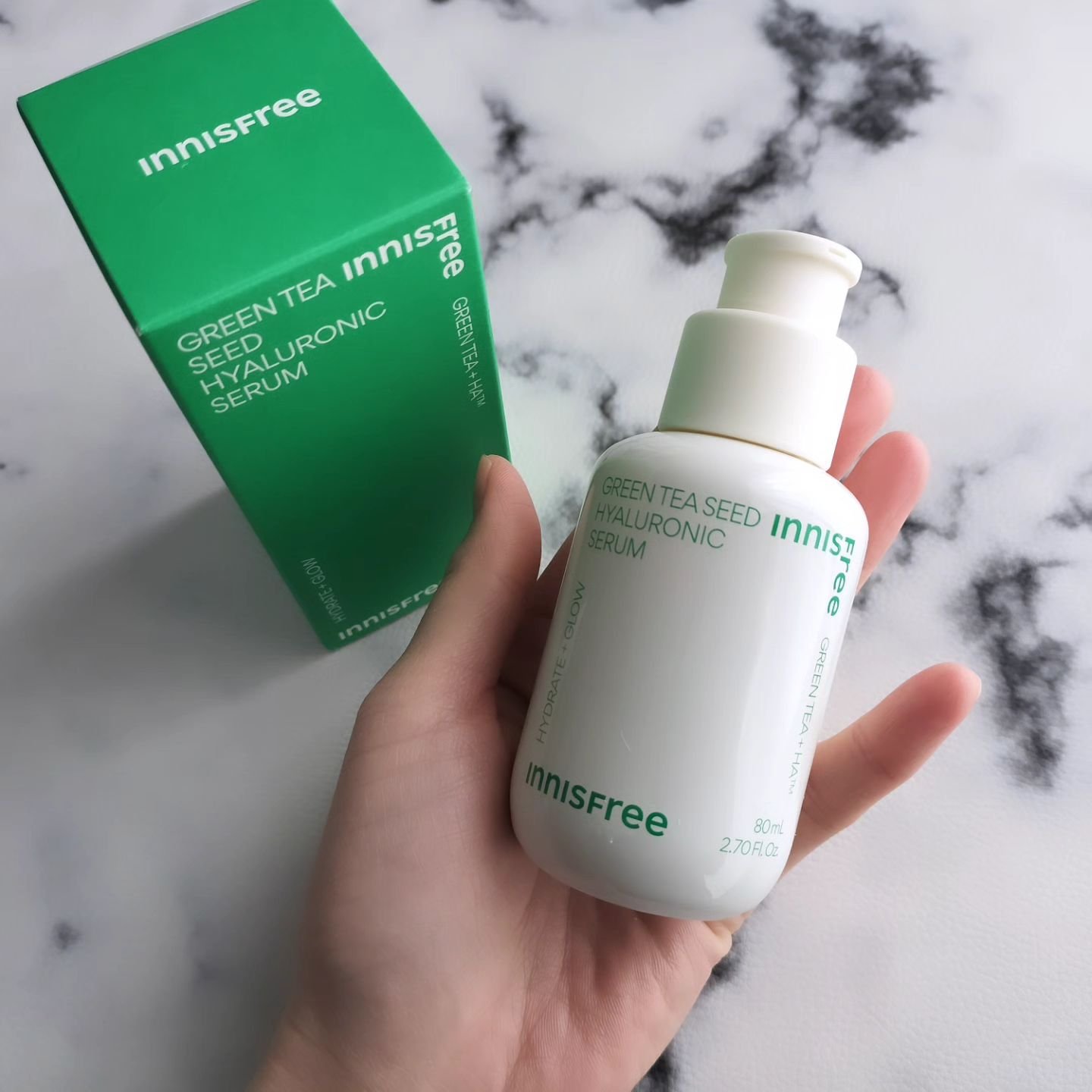 グリーンティーシード ヒアルロン セラム　 80mL/innisfree/美容液を使ったクチコミ（1枚目）