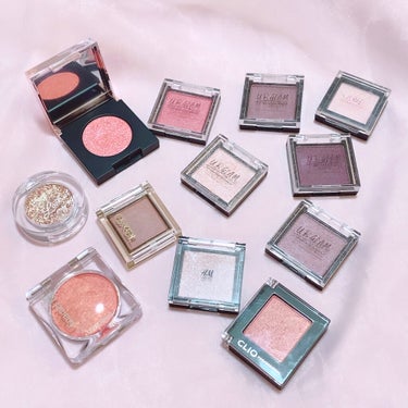 U R GLAM UR GLAM　POWDER EYESHADOWのクチコミ「⁡
⁡
シングルアイシャドウたち💖
⁡
パレット使うことが多いけど、手持ちのパレットにちょい足.....」（1枚目）