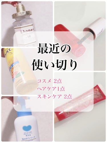 ディープモイスト シャンプー1.0／ヘアトリートメント2.0/&honey/シャンプー・コンディショナーを使ったクチコミ（1枚目）