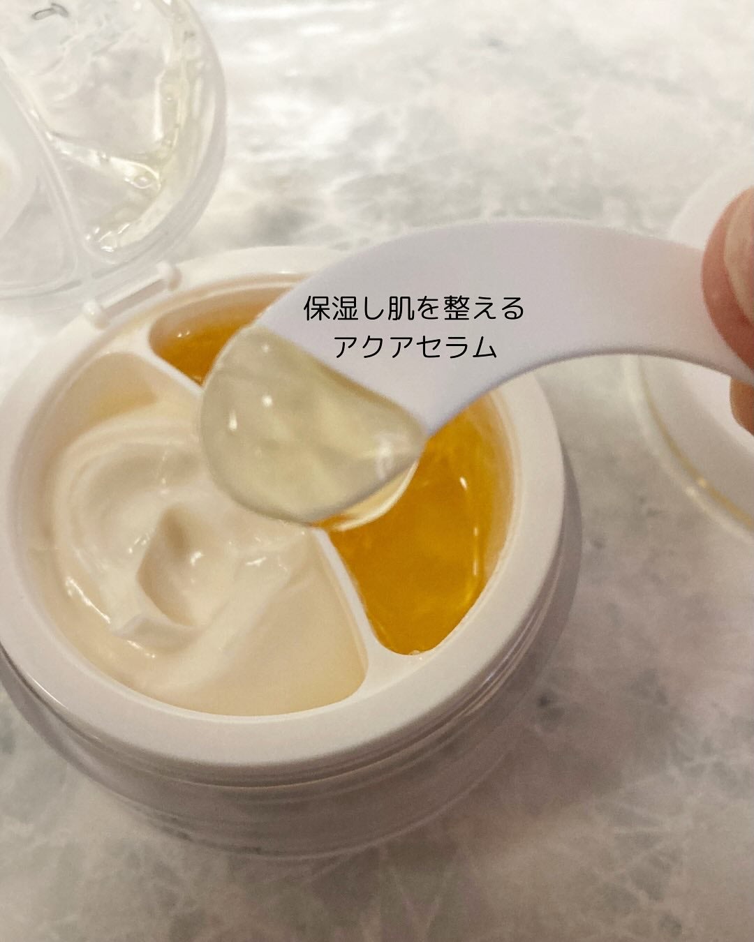 ホワイトトリュフダブルセラムアンドクリーム/ダルバ/フェイスクリームを使ったクチコミ(3枚目)