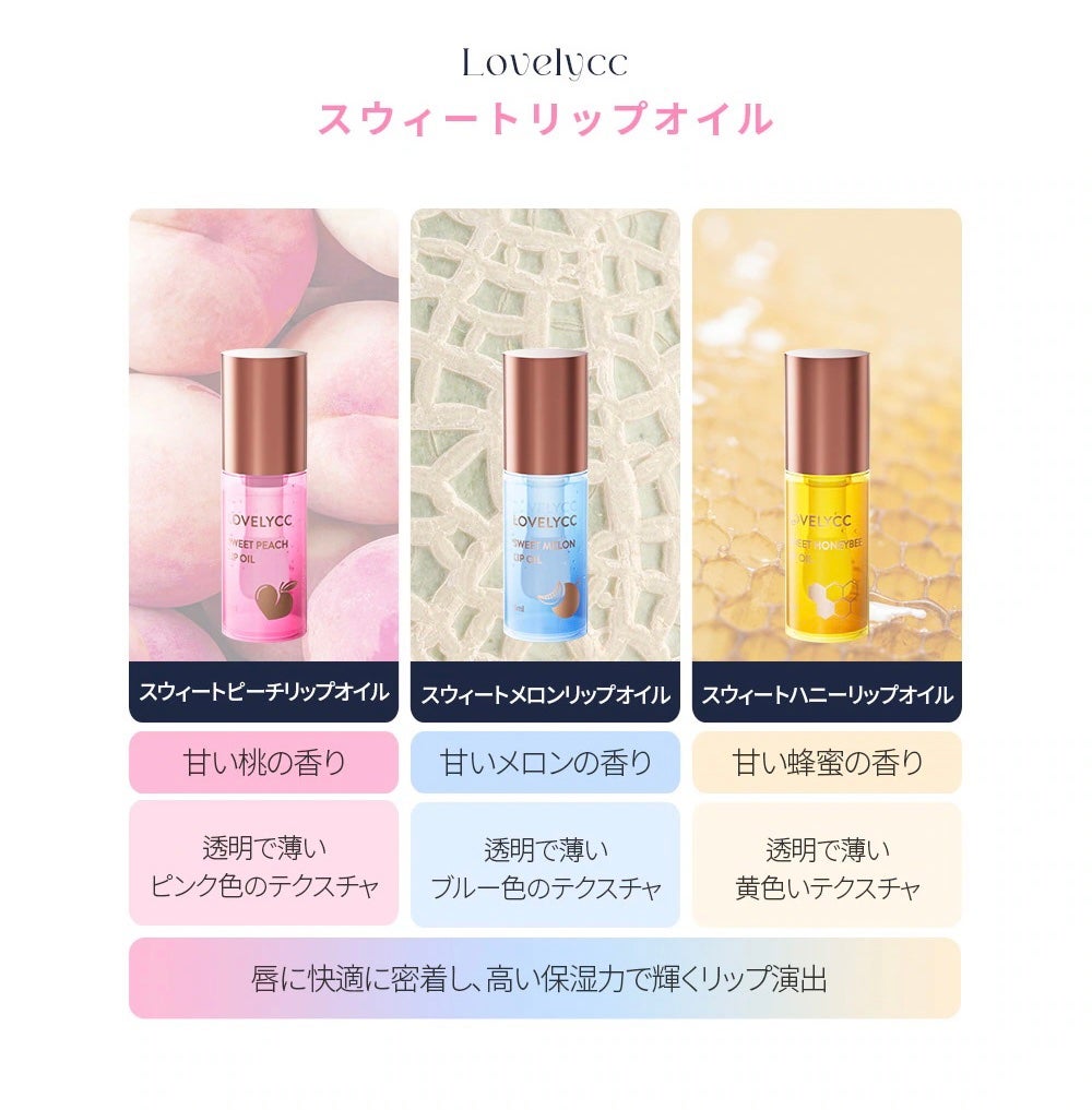 スイートリップオイル/LOVELYCC/リップオイルを使ったクチコミ(5枚目)
