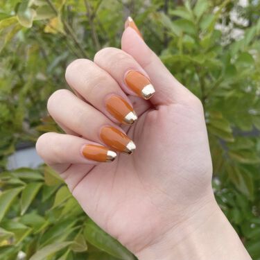 オムニジェル ネイル工房の口コミ インスタで人気だったハーフフレンチネイルや By Nozi𓆉 𓂃 𓈒𓏸 普通肌 30代前半 Lips