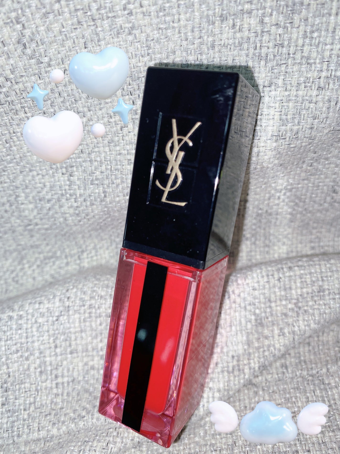 ルージュ ピュールクチュール ヴェルニ ウォーターステイン/YVES SAINT LAURENT BEAUTE/口紅を使ったクチコミ(1枚目)