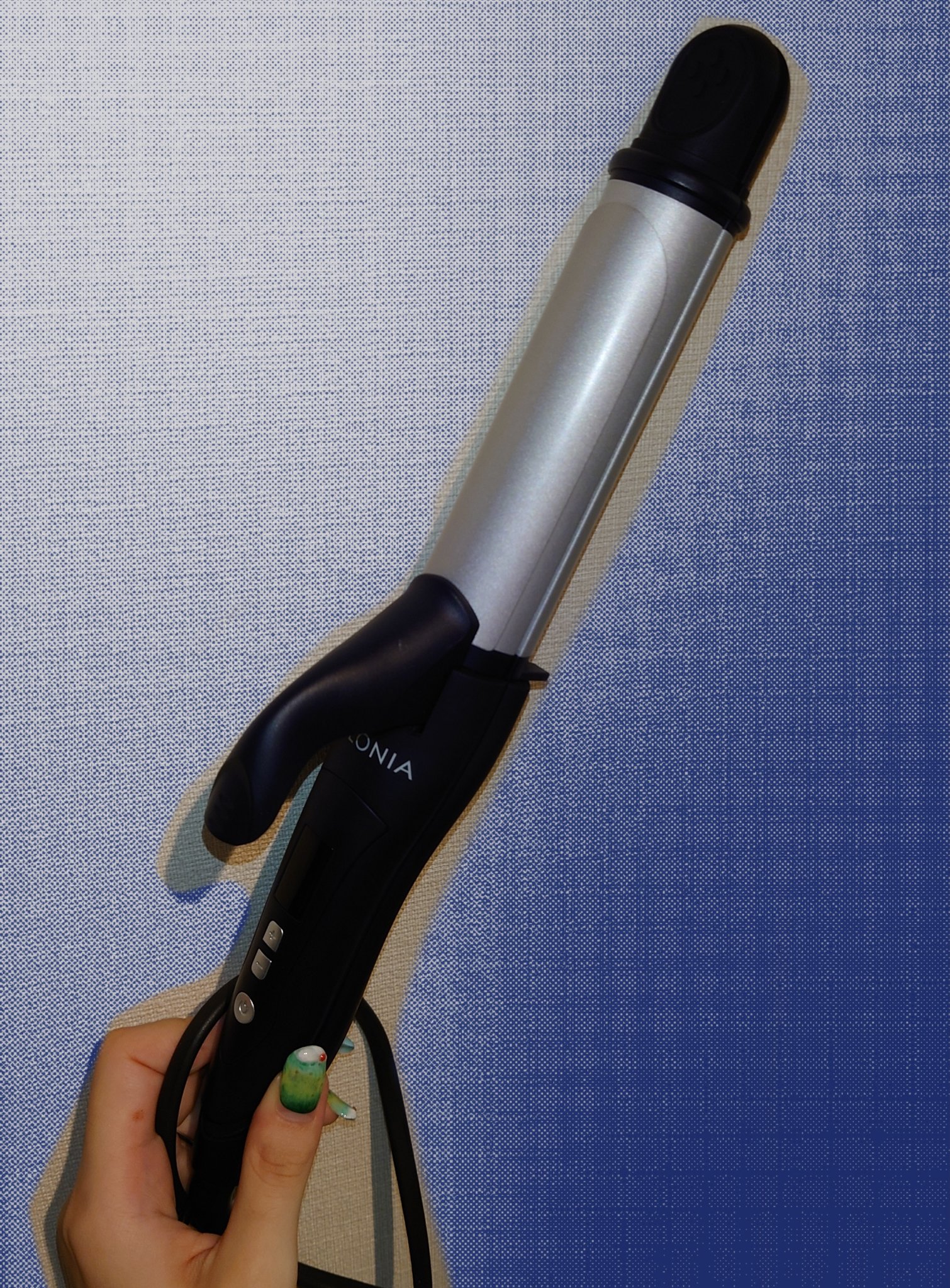 SALONIA 2WAYヘアアイロン ネイビー/SALONIA/その他ヘアアイロンを使ったクチコミ（1枚目）