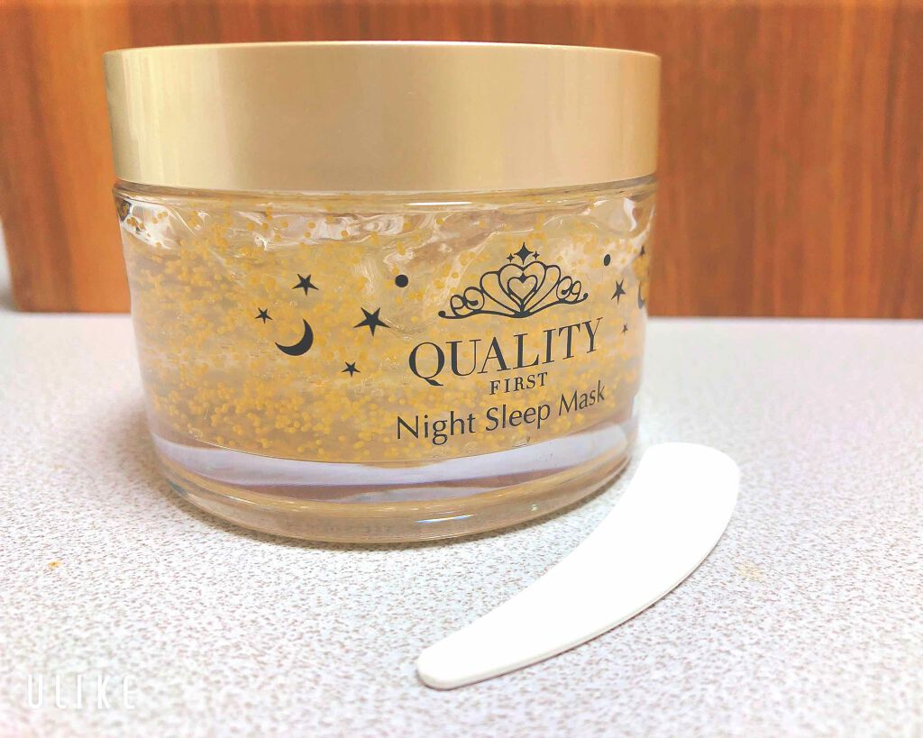 クイーンズプレミアムマスク ナイトスリーピングマスク/クオリティファースト/フェイスクリームを使ったクチコミ（1枚目）