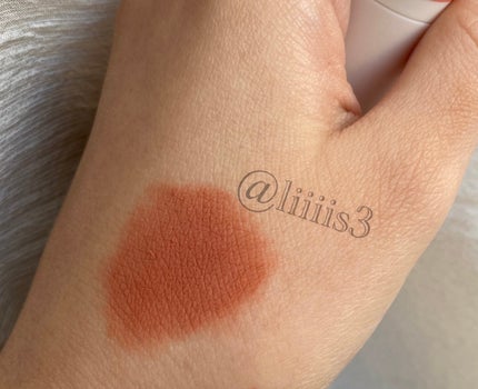 スーパーマットリップ&チークマッド/INTO U/口紅を使ったクチコミ(2枚目)