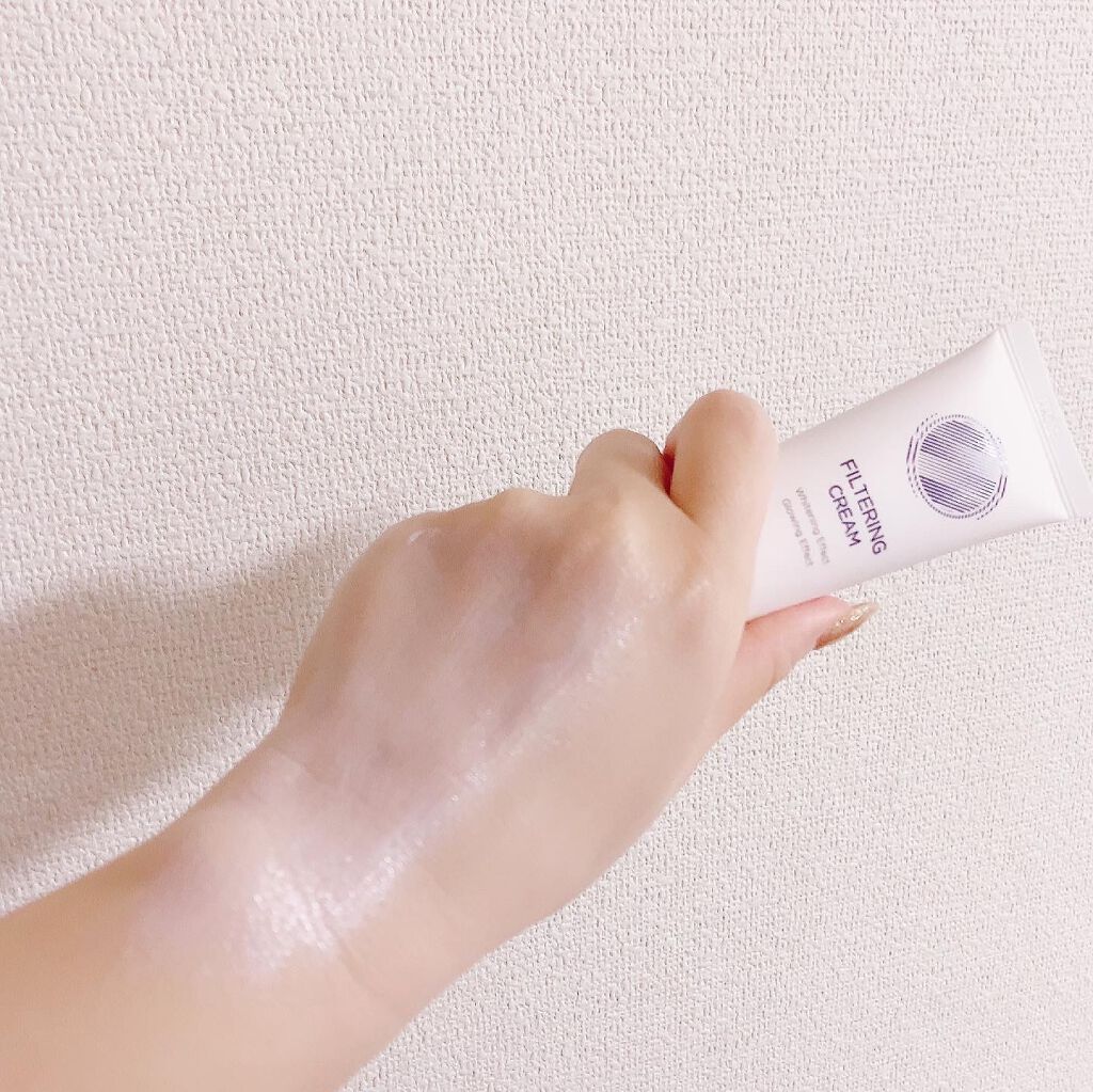 フィルタリングクリーム/DEWYCEL/日焼け止めクリームを使ったクチコミ（2枚目）