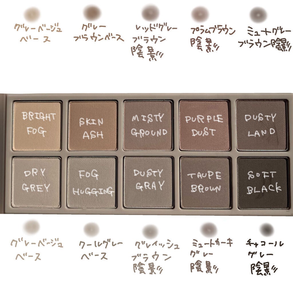 ベターザンパレット/rom&nd/アイシャドウパレットを使ったクチコミ(3枚目)