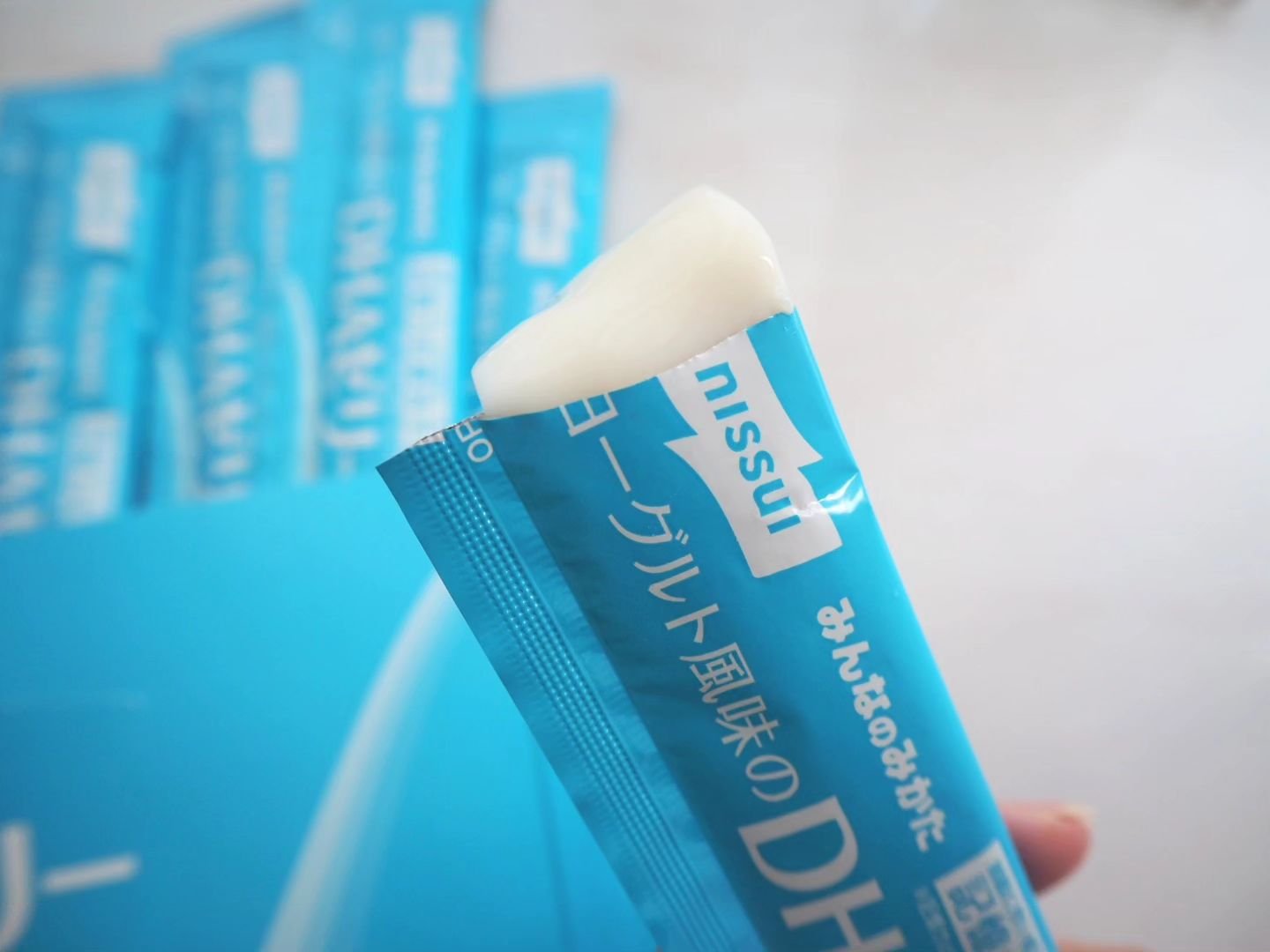 ヨーグルト風味のDHAゼリー/ニッスイ/食品を使ったクチコミ（2枚目）