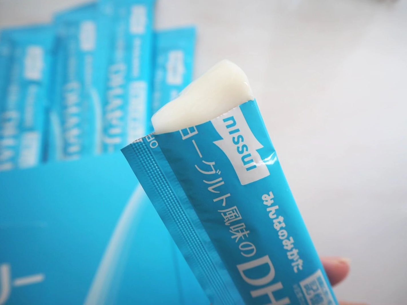 ヨーグルト風味のDHAゼリー/ニッスイ/食品を使ったクチコミ(2枚目)