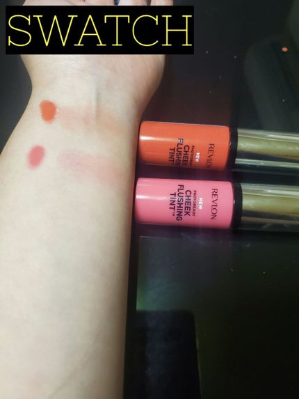 フォトレディ チーク フラッシング ティント/REVLON/リキッドチークを使ったクチコミ(2枚目)