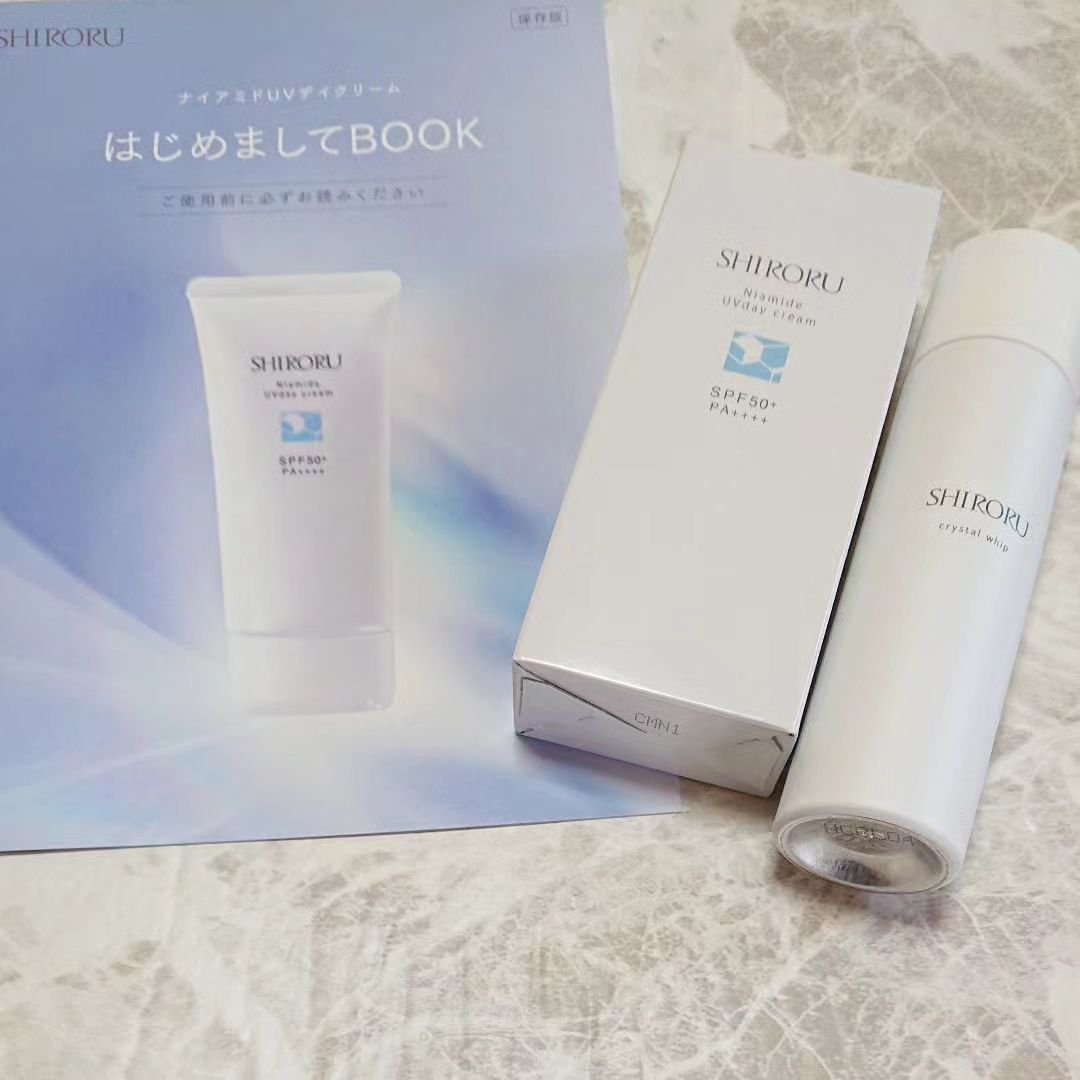 ナイアミドUVデイクリーム/SHIRORU/日焼け止めクリームを使ったクチコミ（1枚目）