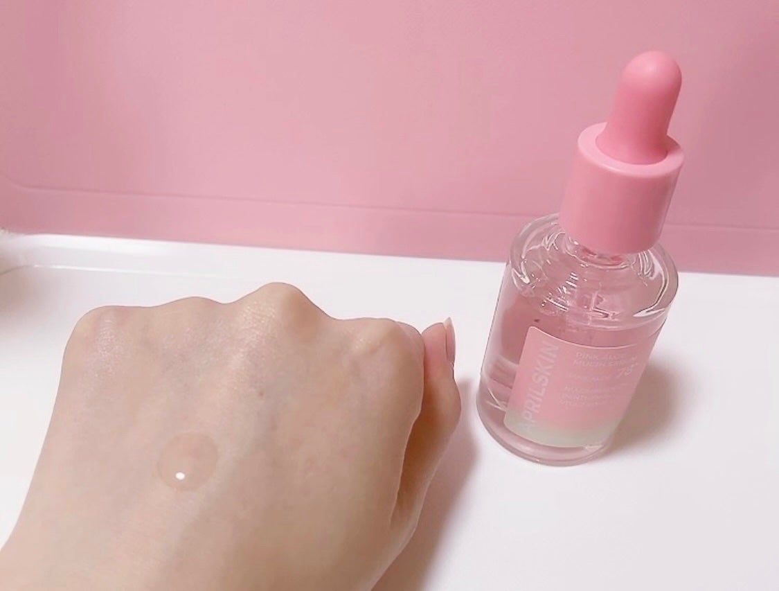 ピンクアロエムチンセラム/APRILSKIN/美容液を使ったクチコミ(2枚目)