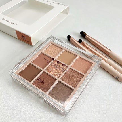 KEYBO FALL IN LOVE SHADOW PALETTE/keybo/アイシャドウパレットを使ったクチコミ(3枚目)