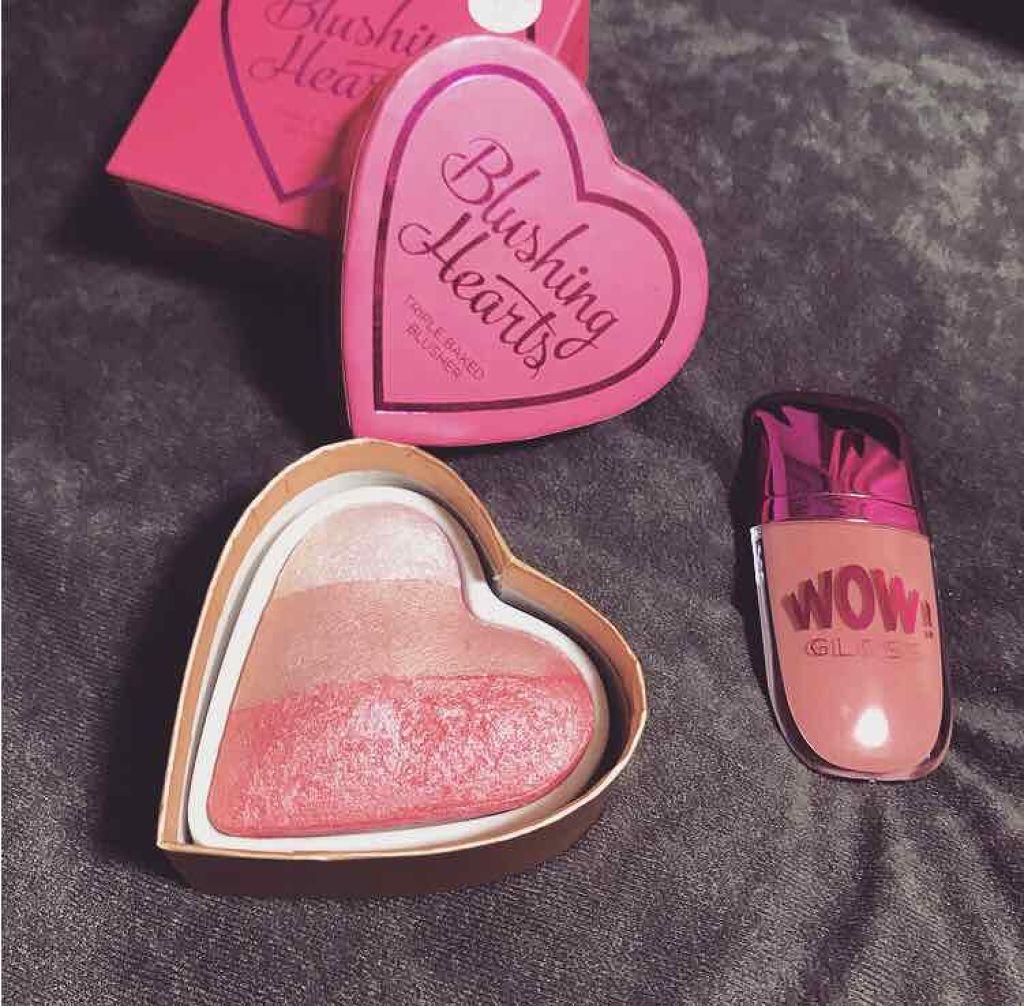 ブラッシング ハート/MAKEUP REVOLUTION/パウダーチークを使ったクチコミ（1枚目）