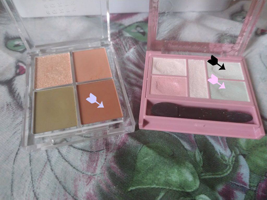 4色アイシャドウパレット 08 エメピスターシュ/aZTK/アイシャドウパレットを使ったクチコミ（1枚目）