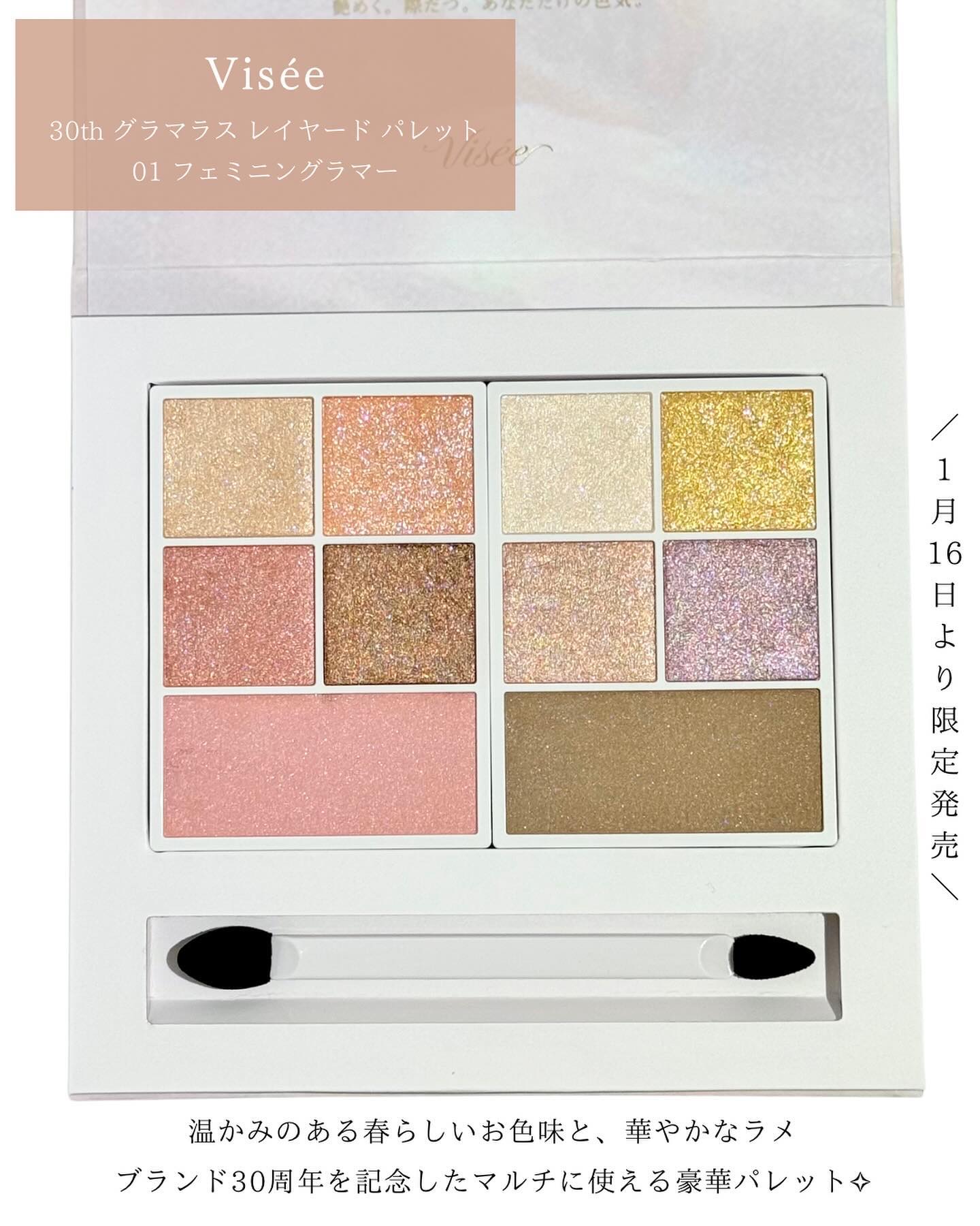 30th グラマラス レイヤード パレット/Visée/マルチパレットを使ったクチコミ（2枚目）