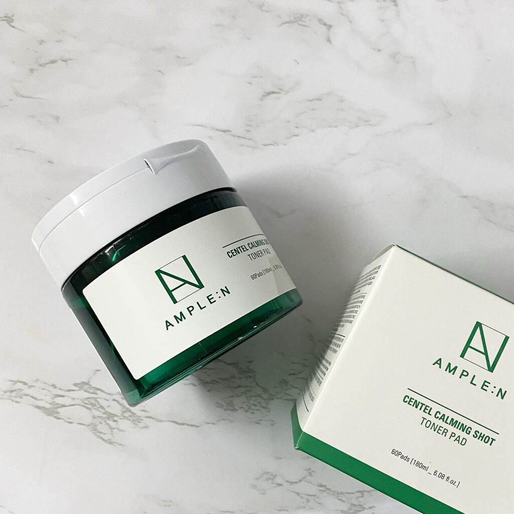 センテルカーミングショットトナーパッド/AMPLE:N/トナーパッドを使ったクチコミ(1枚目)