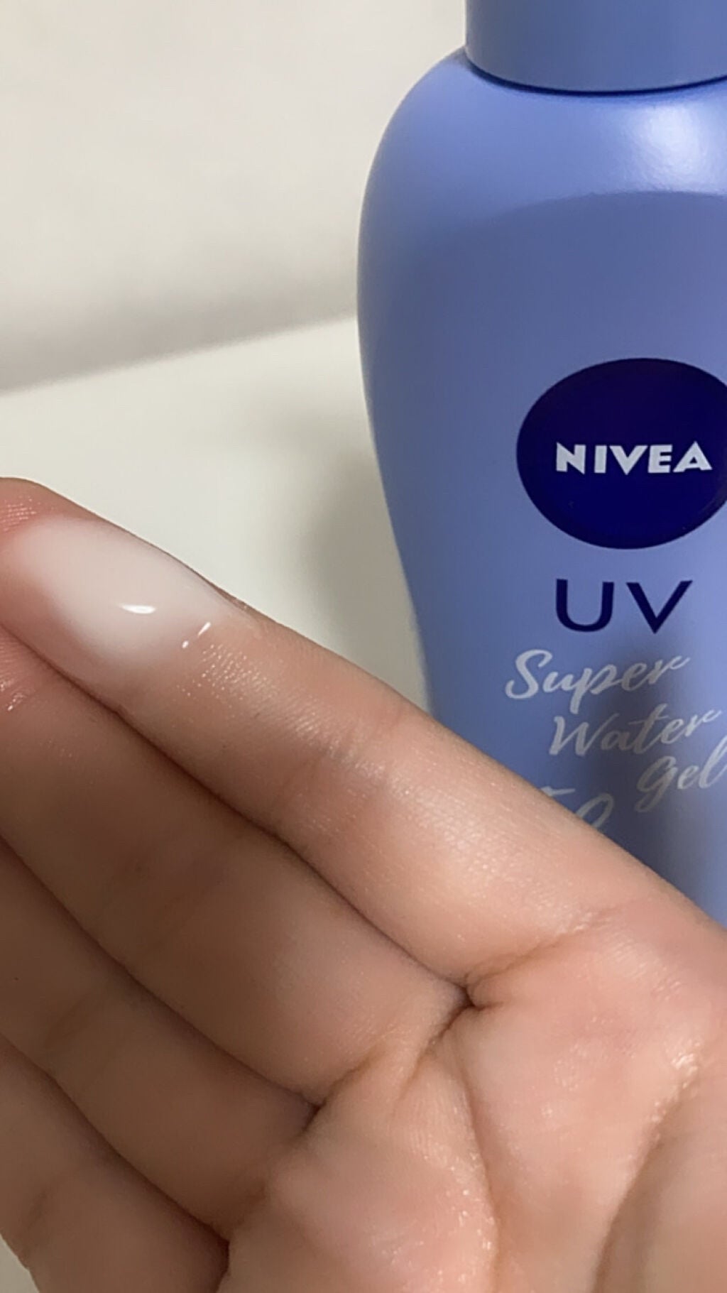 ニベアUV ウォータージェル SPF50/ニベア/日焼け止めジェルを使ったクチコミ(2枚目)