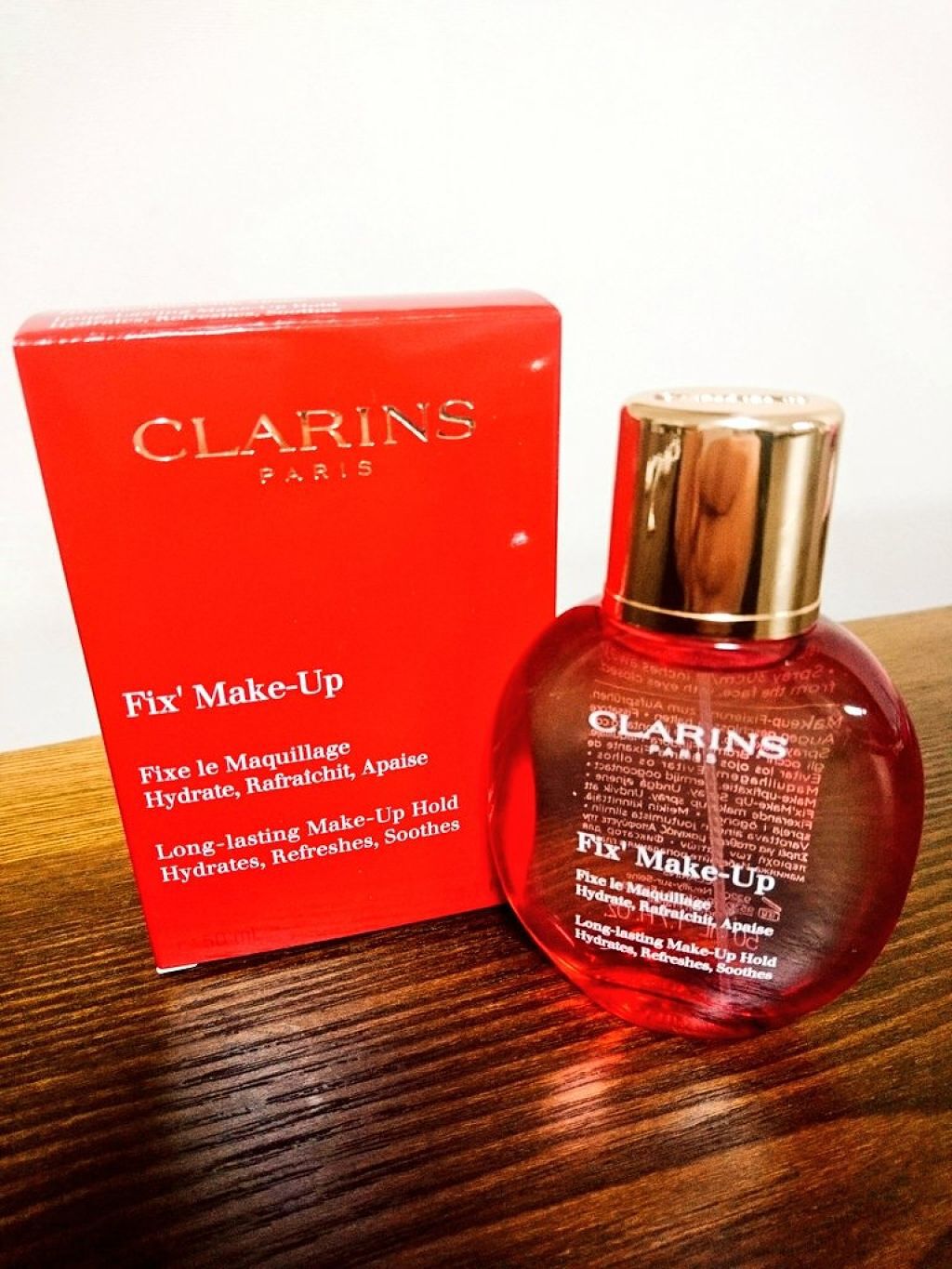フィックス メイクアップ/CLARINS/ミスト状化粧水を使ったクチコミ（1枚目）