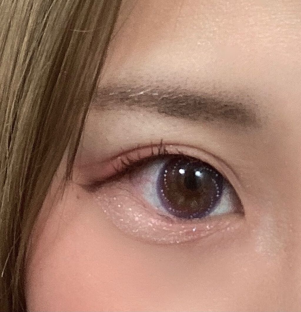 グラムアップ ワンデー スターリーバイオレット/Glam up/ワンデー（１DAY）カラコンを使ったクチコミ（3枚目）