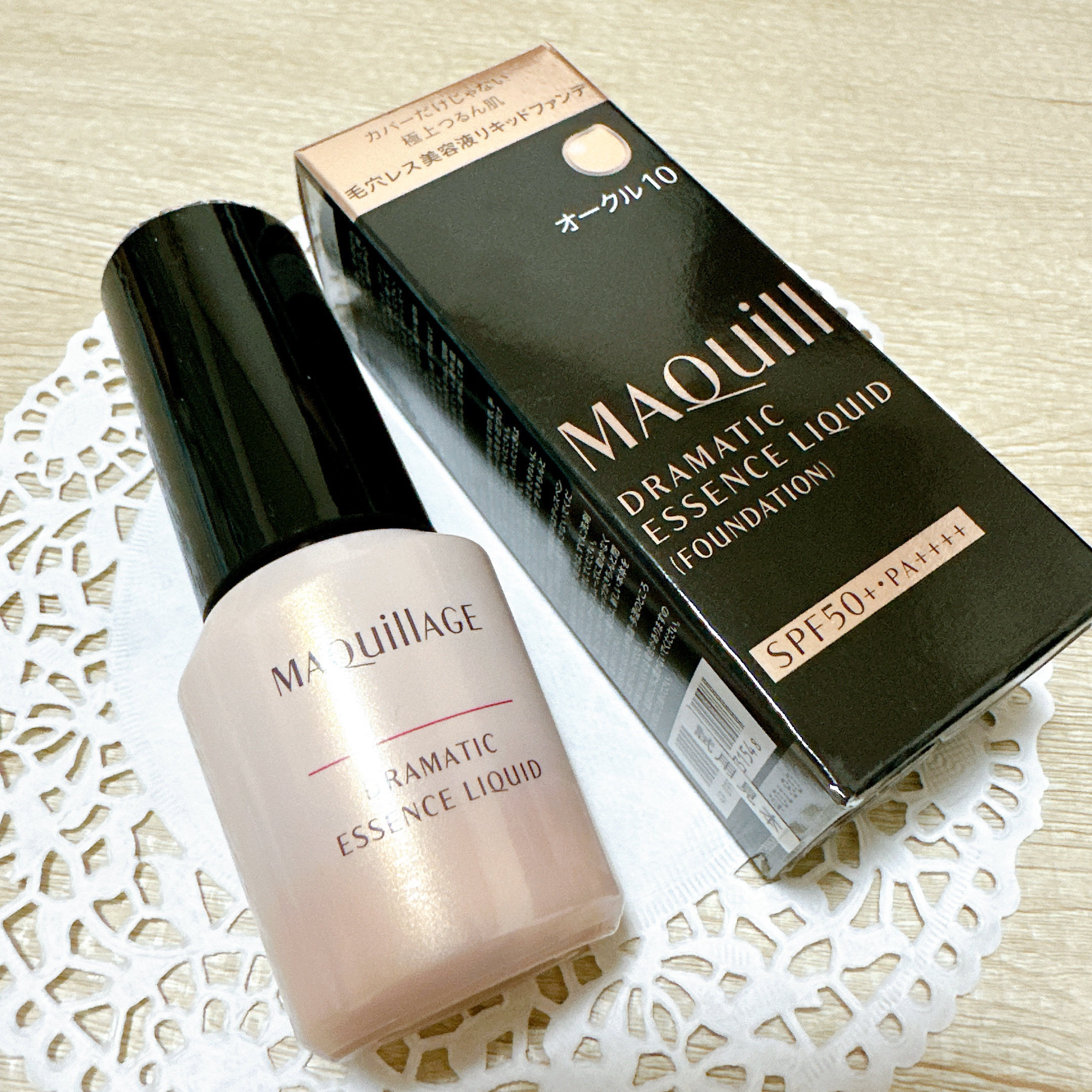 ドラマティックエッセンスリキッド オークル10/マキアージュ/リキッドファンデーションを使ったクチコミ（2枚目）