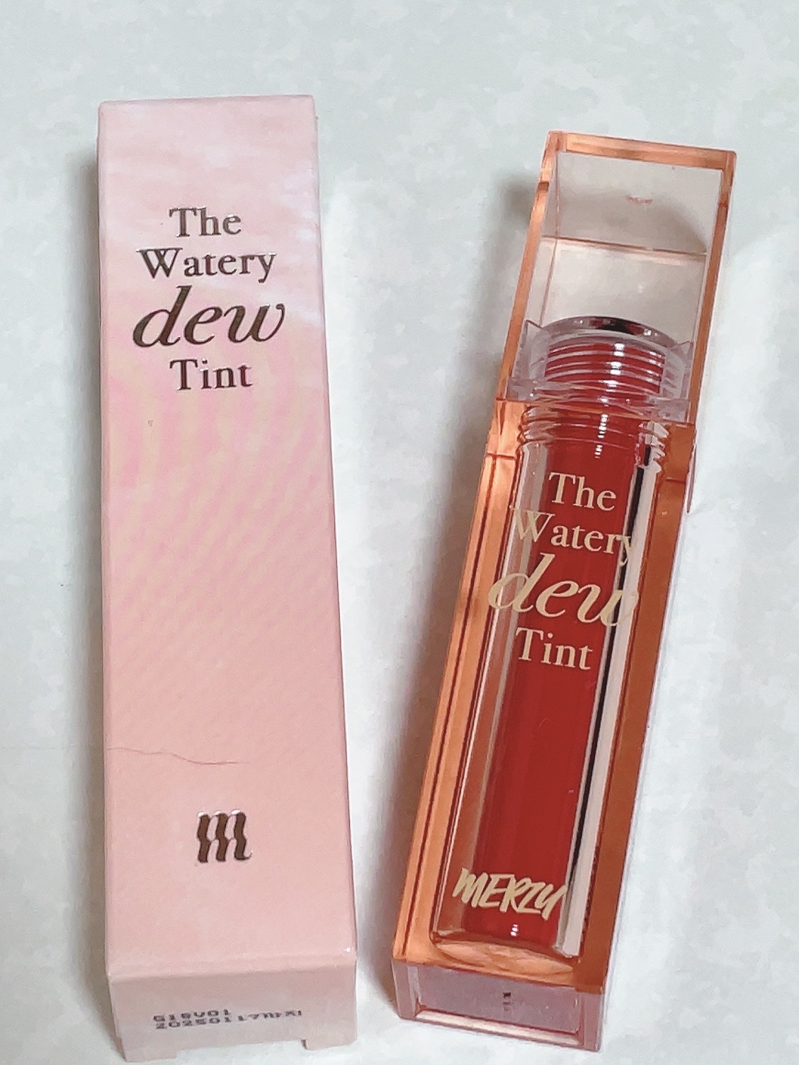 ザ ウォータリーデューティント/MERZY/リップティントを使ったクチコミ（1枚目）