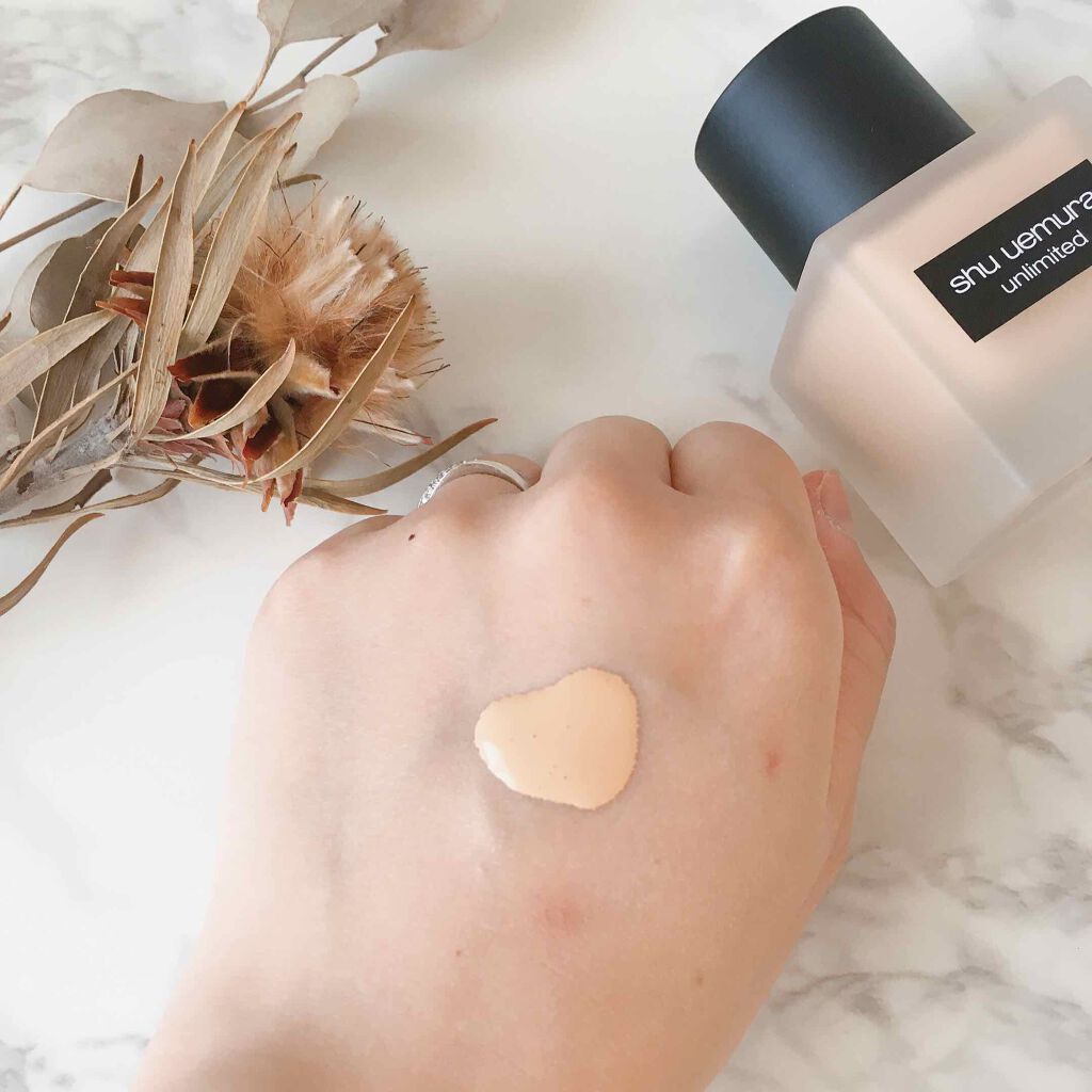 （旧）アンリミテッド ラスティング フルイド/shu uemura/リキッドファンデーションを使ったクチコミ（2枚目）
