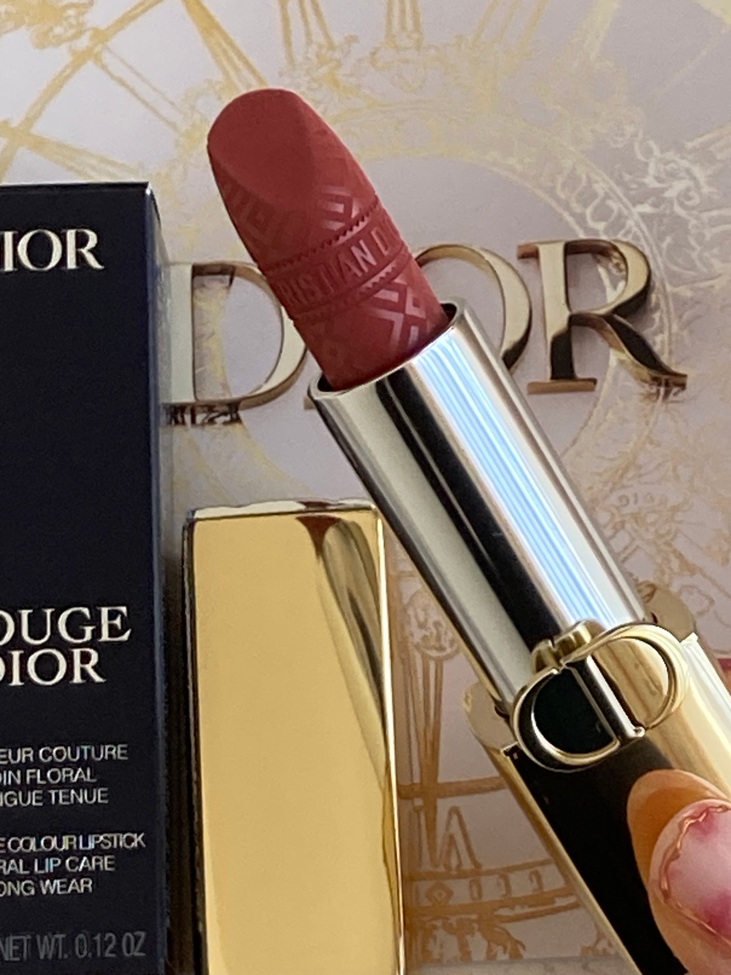 コスメめも♡フォロバします🫶 on LIPS 「DIORクリスマスコフレ2024限定品ルージュ ディオールRo..」(1枚目)