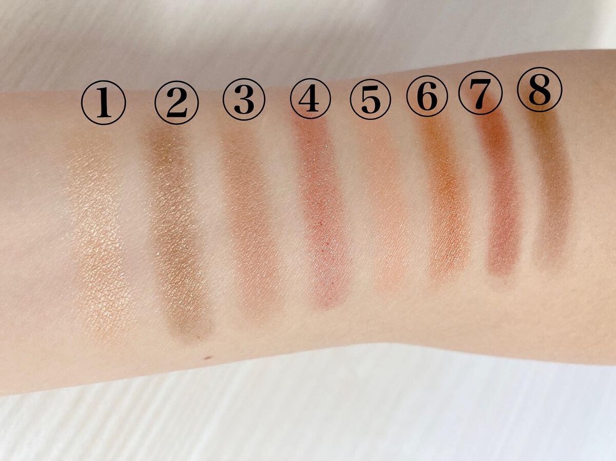 ウォーム メモリーズ アイシャドウパレット/RMK/アイシャドウパレットを使ったクチコミ(3枚目)