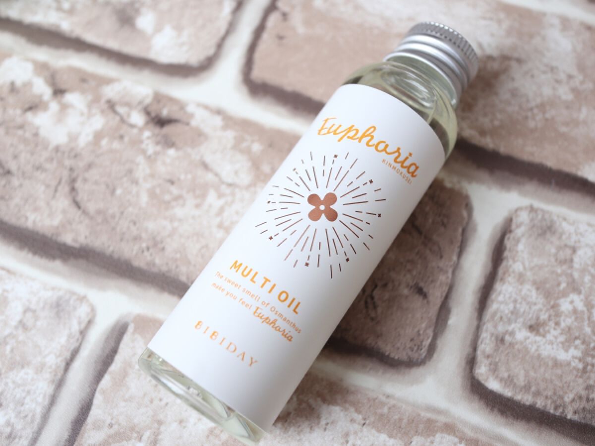 ユーフォリア・キンモクセイ マルチオイル/BIBIDAY/ヘアオイルを使ったクチコミ（2枚目）