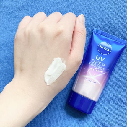 ニベアUV ディープ プロテクト&ケア トーンアップ エッセンス/ニベア/日焼け止めローションを使ったクチコミ(3枚目)