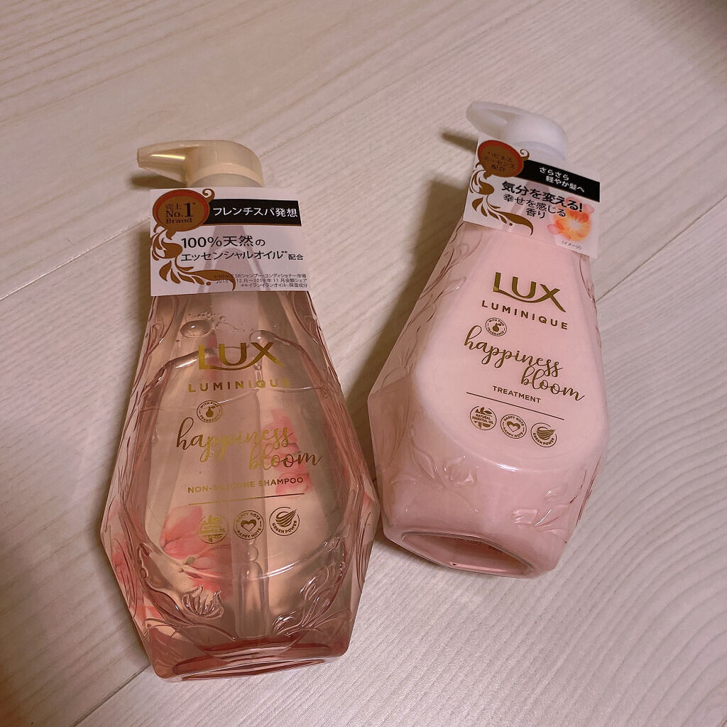 ルミニーク ハピネスブルーム シャンプー／トリートメント/LUX/市販シャンプーを使ったクチコミ（1枚目）