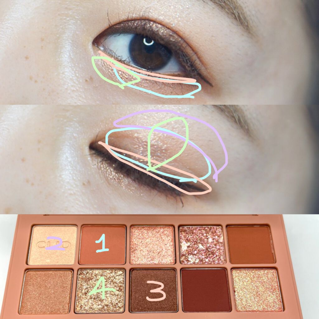 プロ アイ パレット/CLIO/アイシャドウパレットを使ったクチコミ（3枚目）