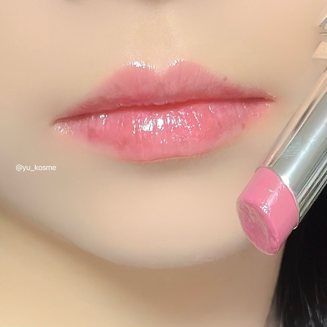 MELTING FIT SHINE BALM/Lummir/口紅を使ったクチコミ（3枚目）