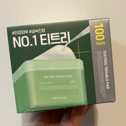ティーツリー トラブルパッド/MEDIHEAL/トナーパッドを使ったクチコミ(1枚目)