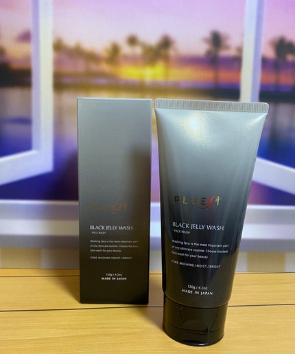 BLACK JELLY WASH(ブラックジェリーウォッシュ)/PLUEST/その他洗顔料を使ったクチコミ(1枚目)