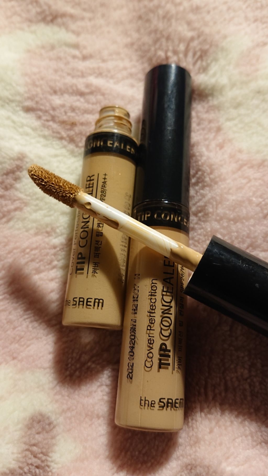 カバーパーフェクション チップコンシーラー/the SAEM/リキッドコンシーラーを使ったクチコミ(2枚目)