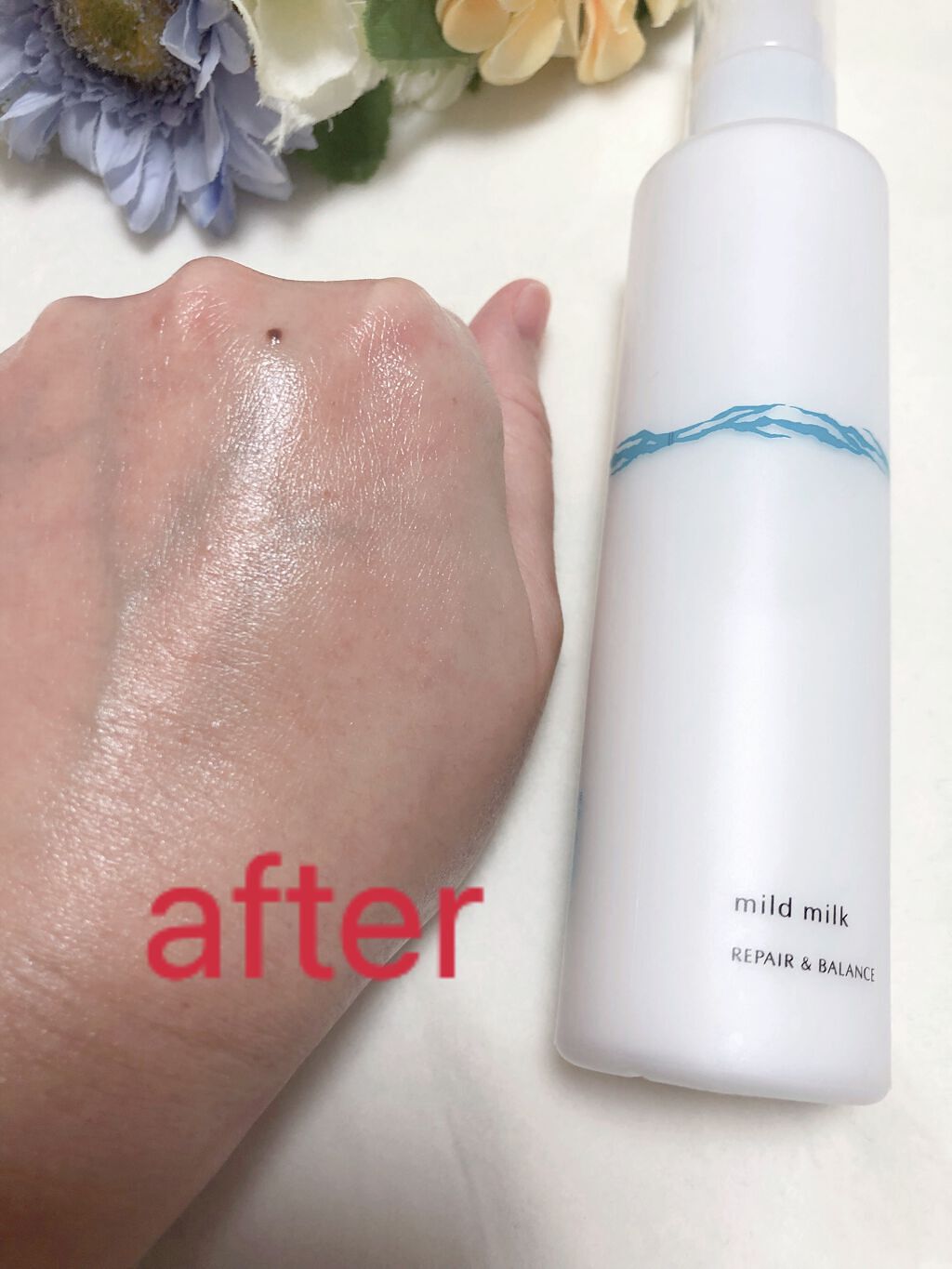 リペア＆バランス マイルドミルク/Repair&Balance/乳液を使ったクチコミ（3枚目）