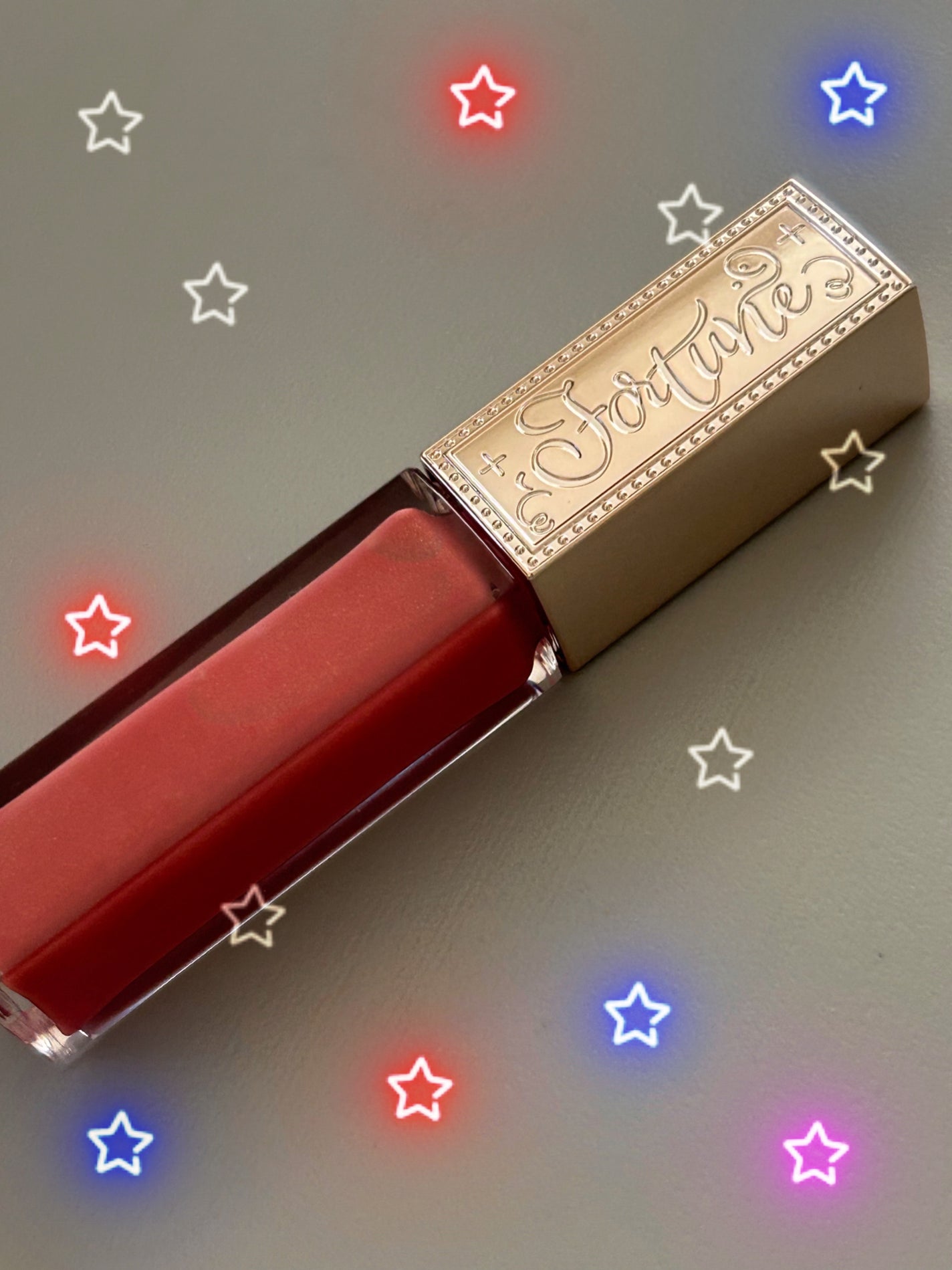 ウォータリーセラムルージュ/フォーチュン/口紅を使ったクチコミ(1枚目)
