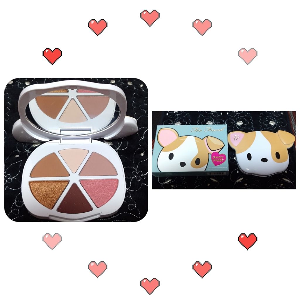 クローバー プリティ パピー ミニ アイシャドウ パレット /Too Faced/アイシャドウパレットを使ったクチコミ（1枚目）