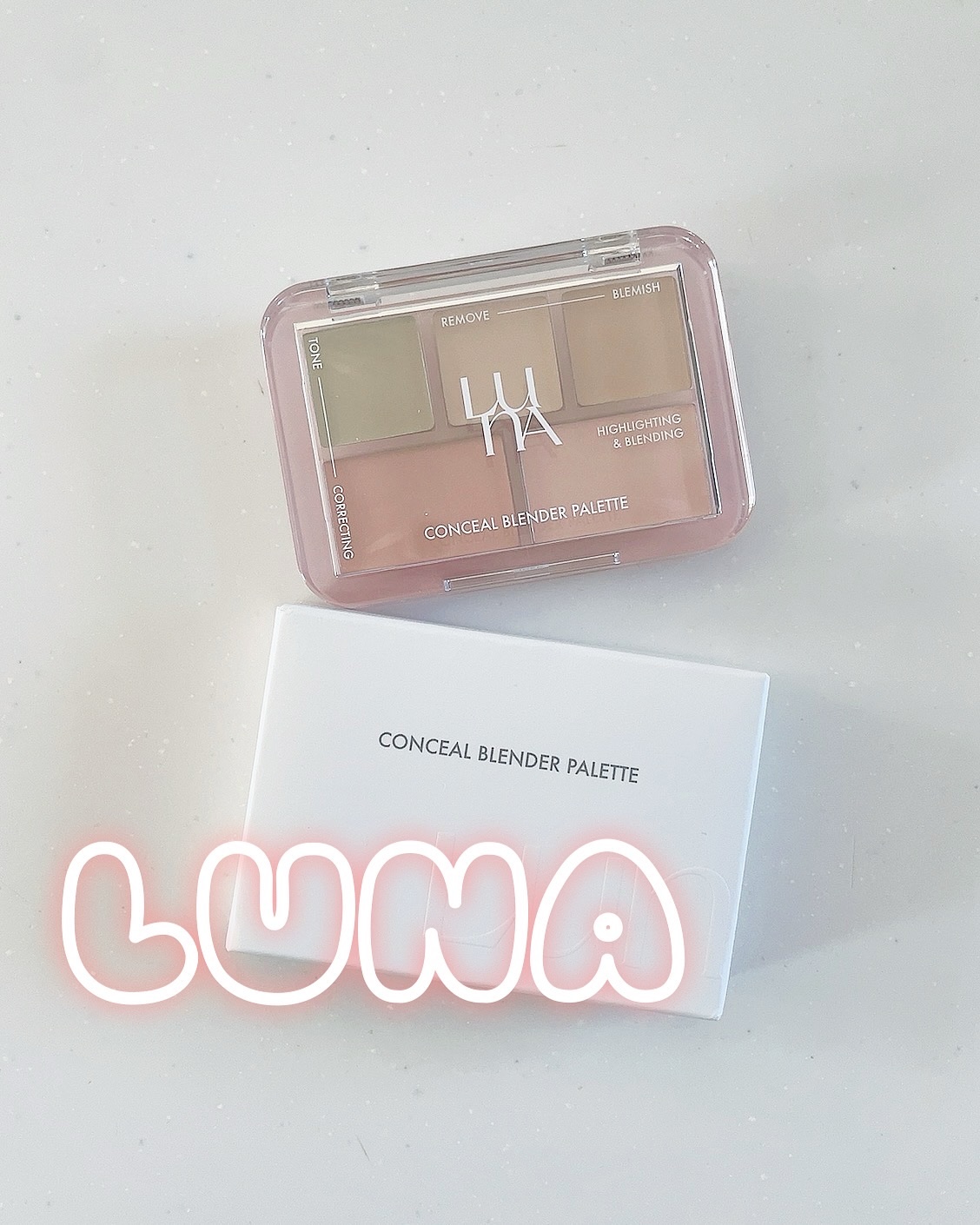 コンシールブレンダーパレット/LUNA/パレットコンシーラーを使ったクチコミ（1枚目）