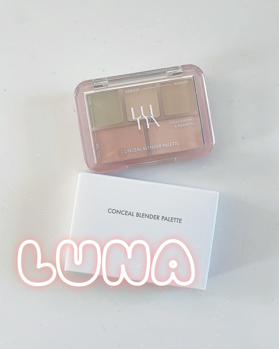 コンシールブレンダーパレット/LUNA/パレットコンシーラーを使ったクチコミ(1枚目)