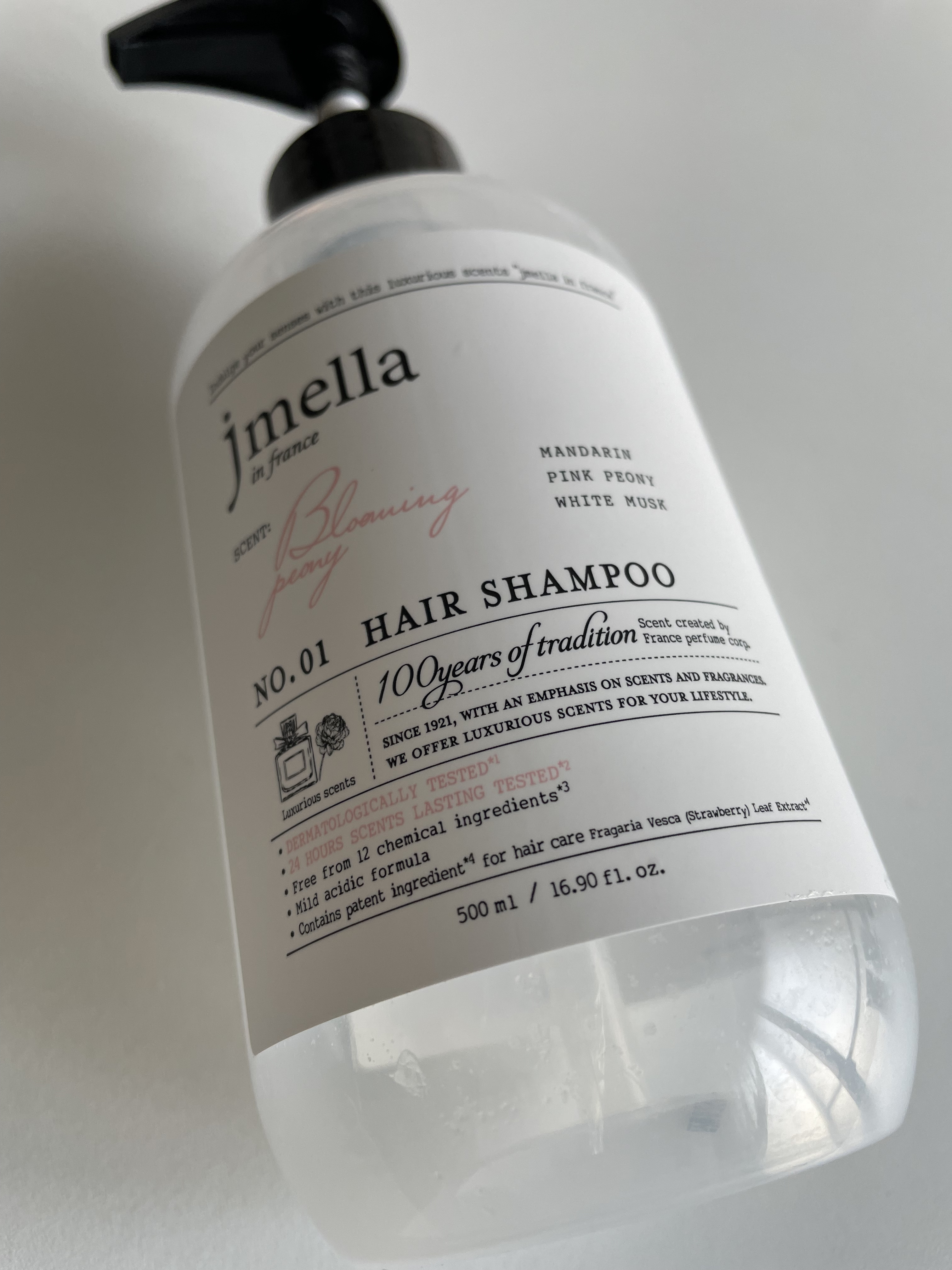 インフランス ヘアシャンプー ブルーミングピオニー／トリートメント ブルーミングピオニー/jmella/市販シャンプーを使ったクチコミ（1枚目）