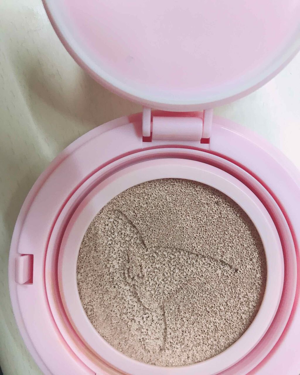 モイスチャーライズ カバー クッション/Witch's Pouch/クッションファンデーションを使ったクチコミ（2枚目）