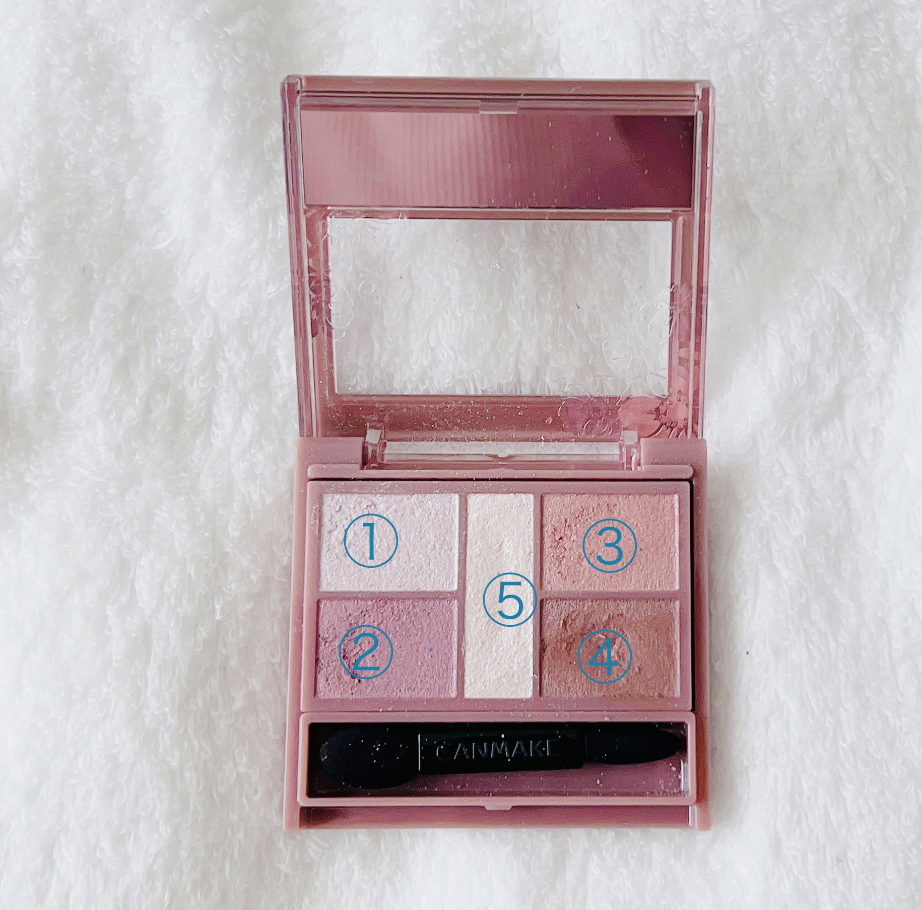 パーフェクトスタイリストアイズ/キャンメイク/アイシャドウパレットを使ったクチコミ（2枚目）