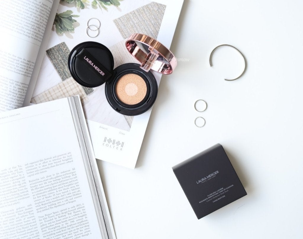 フローレス ルミエール ラディアンス パーフェクティング トーンアップ クッション/ローラ メルシエ/クッションファンデーションを使ったクチコミ(1枚目)