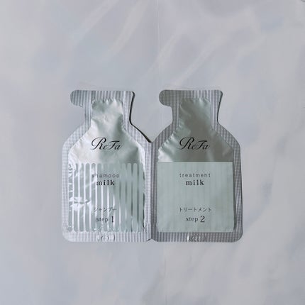 リファミルクプロテインシャンプー/トリートメント/ReFa/シャンプー・コンディショナーを使ったクチコミ(1枚目)